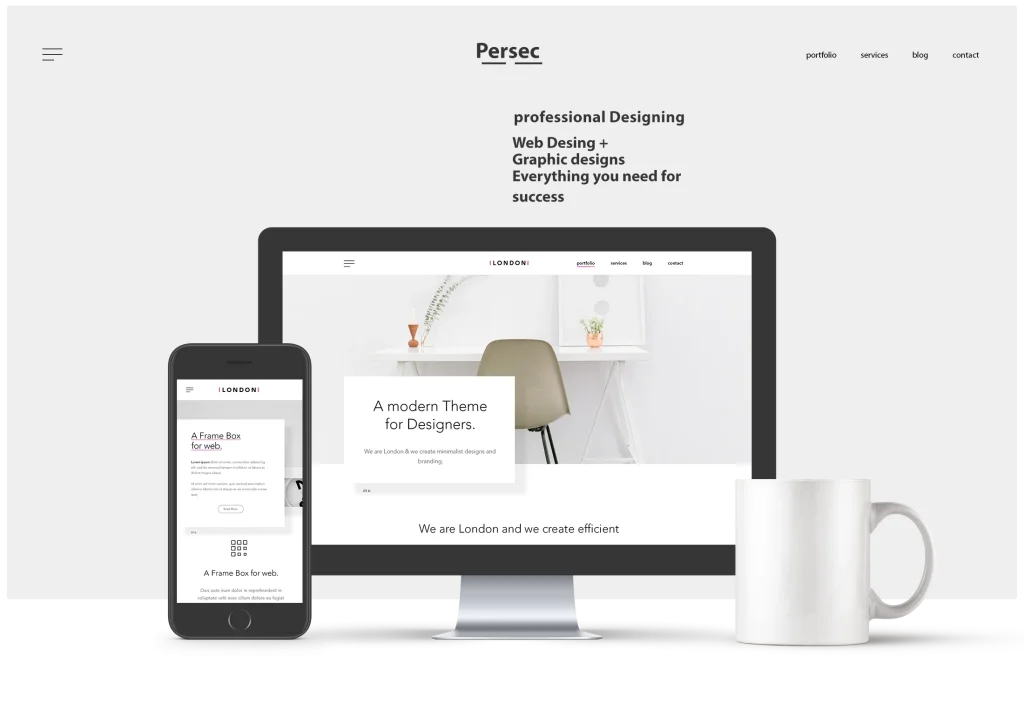 خدمات طراحی وب سایت و گرافیک برلحظه